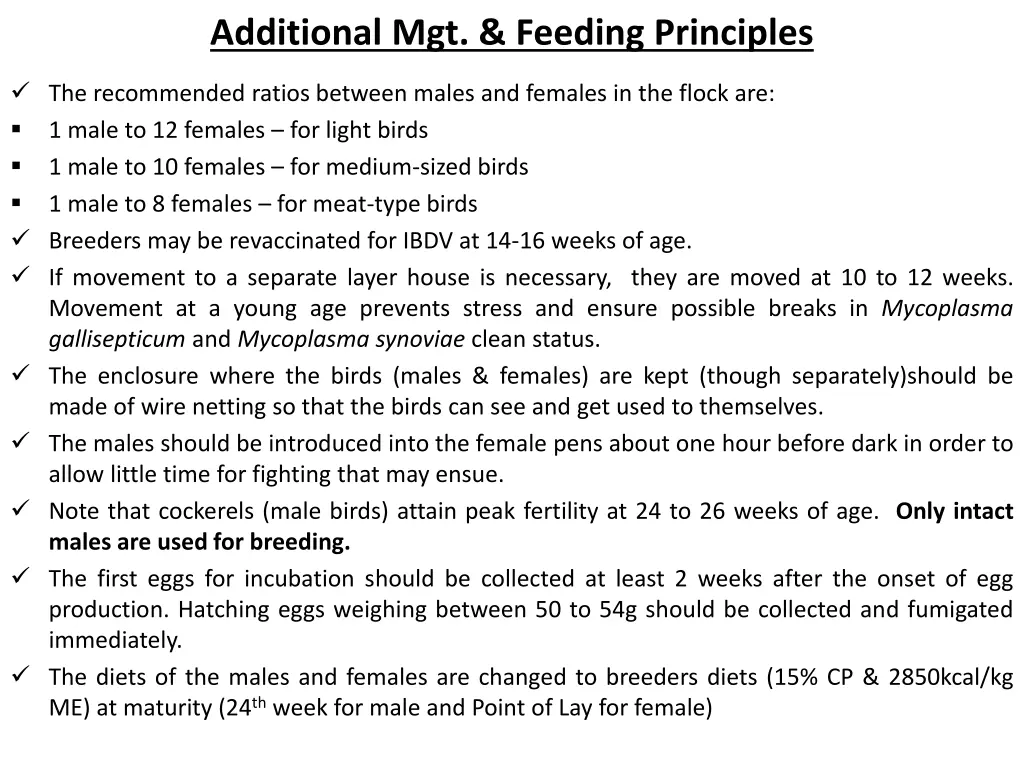 additional mgt feeding principles