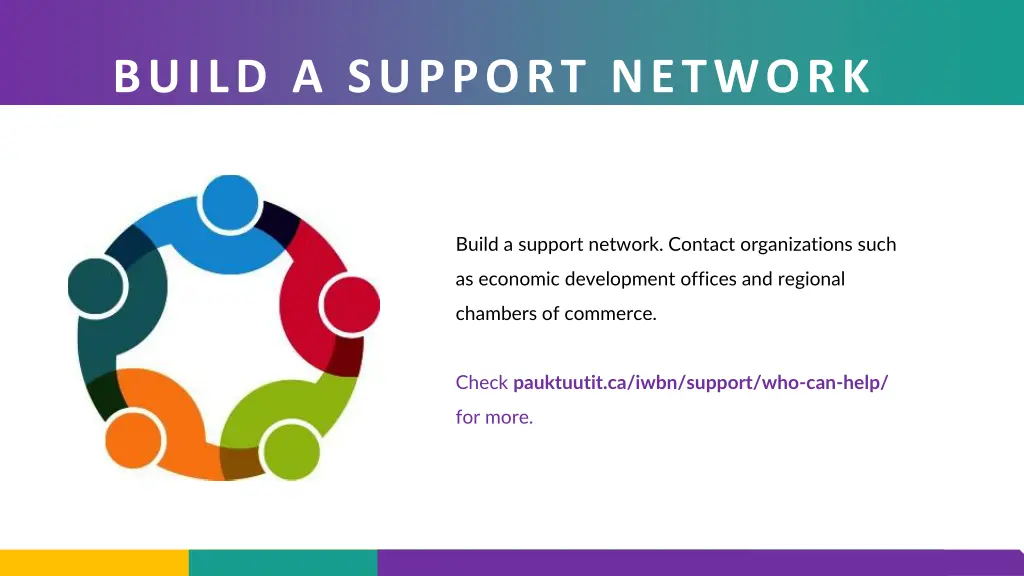 build a support network