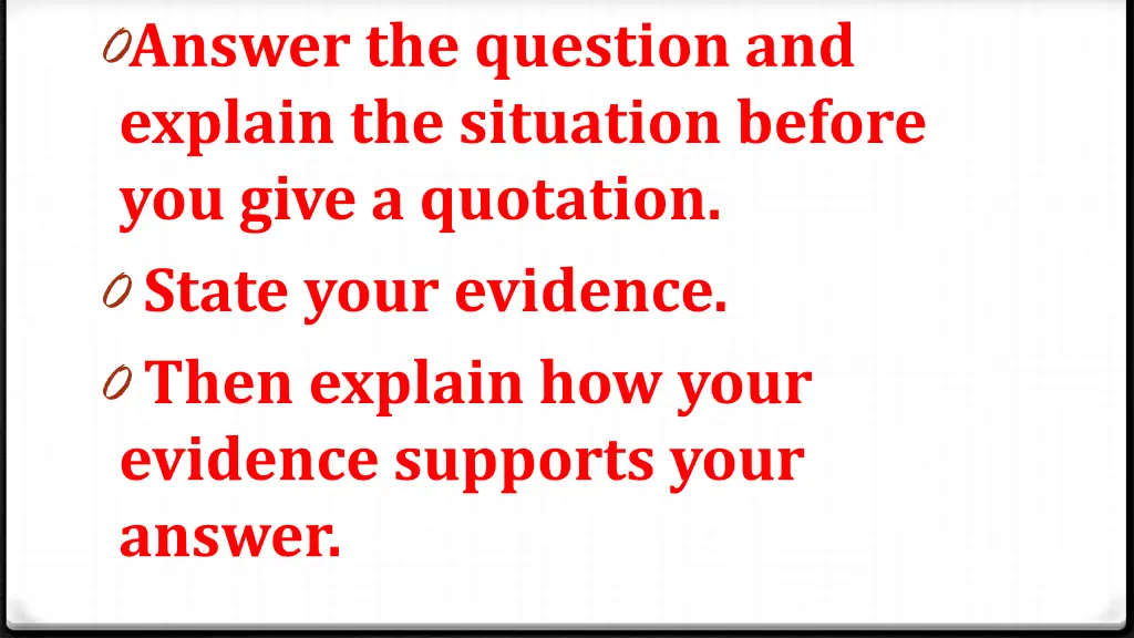 0 answer the question and explain the situation 2