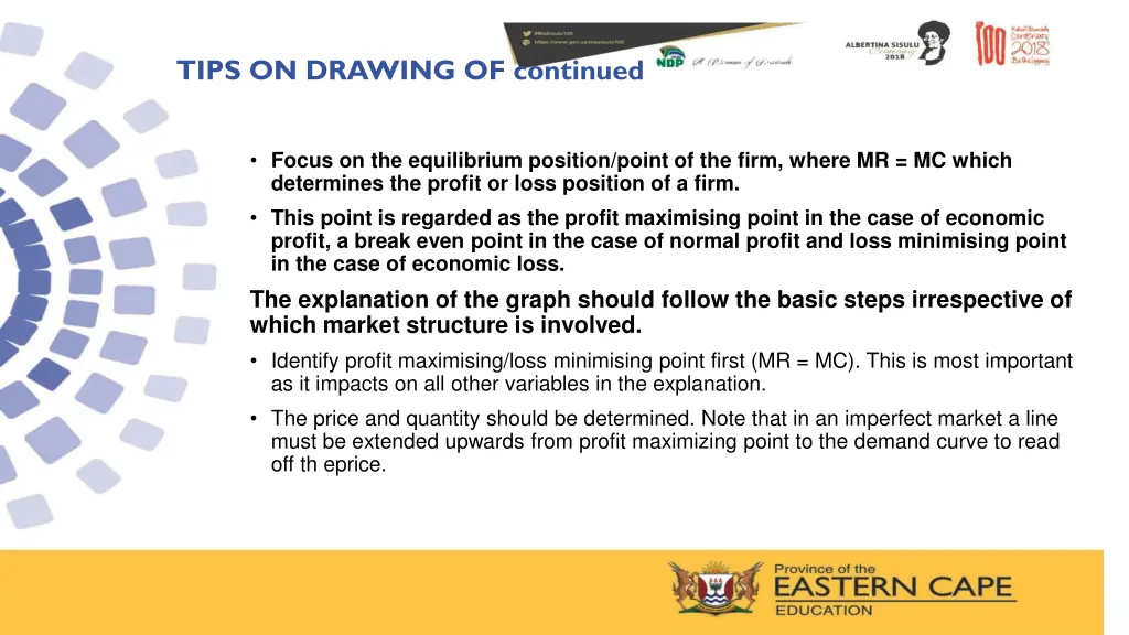 tips on drawing of continued