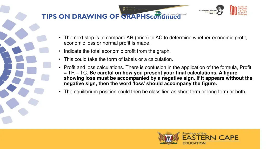 tips on drawing of graphscontinued