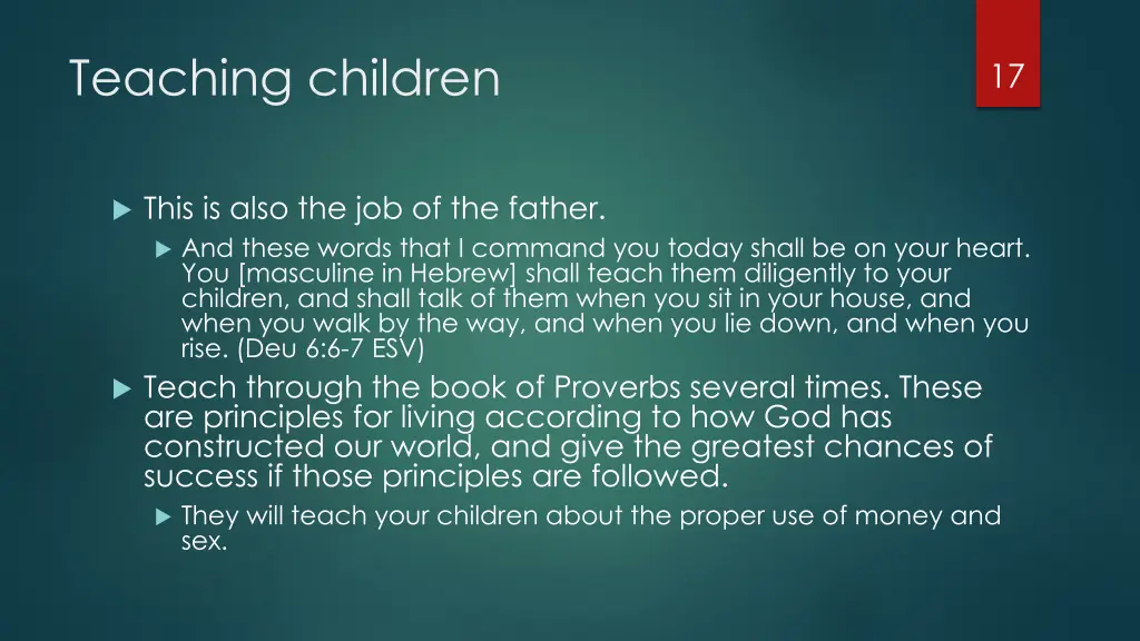 teaching children