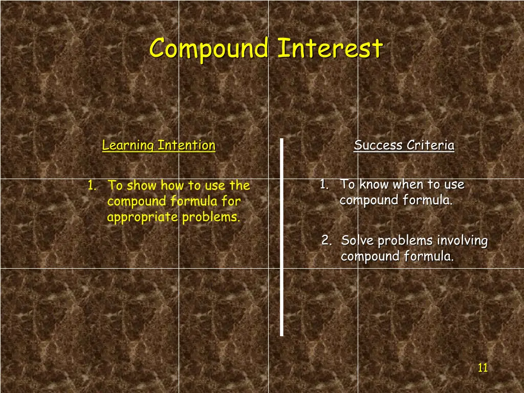 compound interest