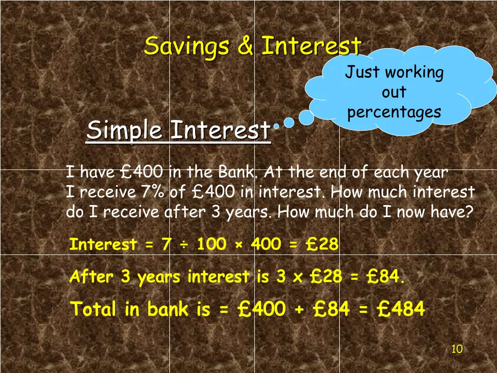 savings interest 1