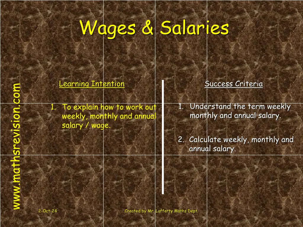 wages salaries