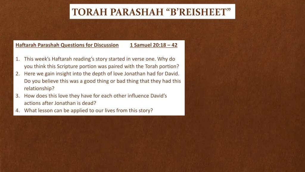 torah parashah b reisheet 4