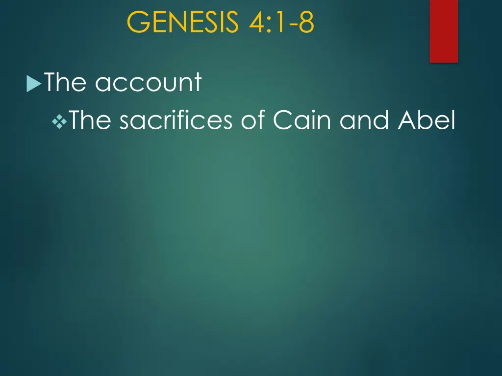 genesis 4 1 8