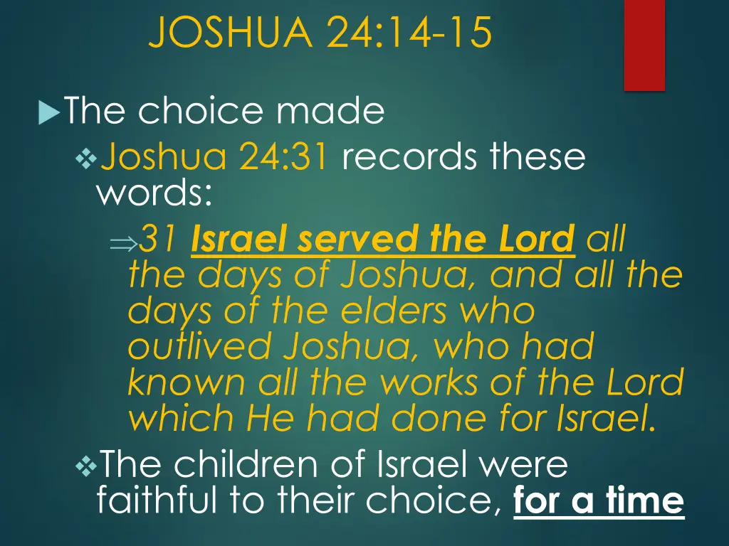 joshua 24 14 15 3