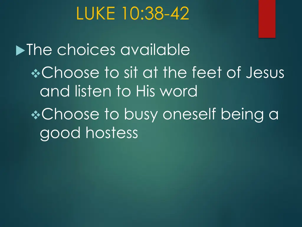 luke 10 38 42 1