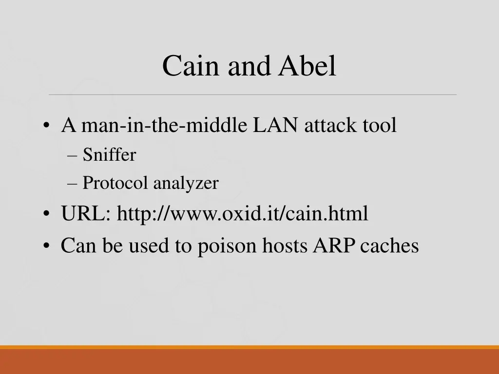 cain and abel