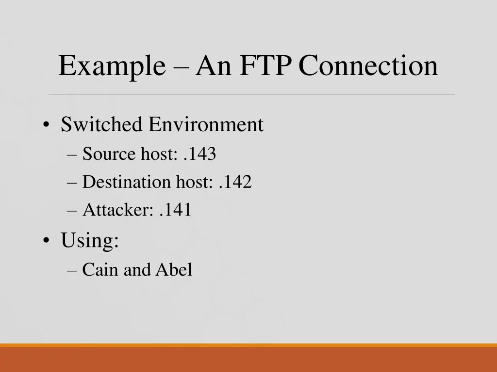 example an ftp connection 1