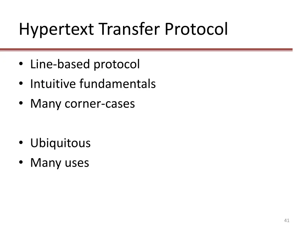 hypertext transfer protocol