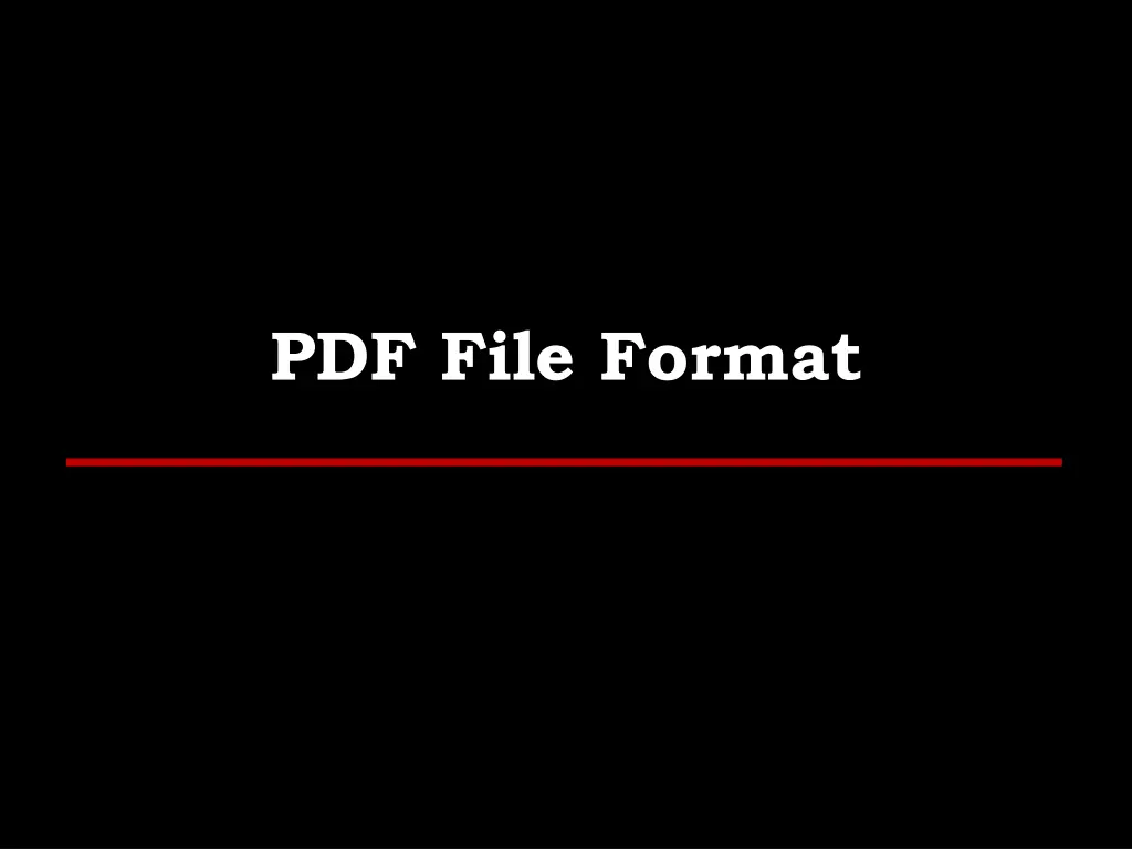 pdf file format