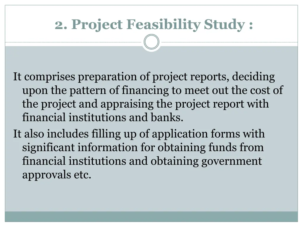 2 project feasibility study