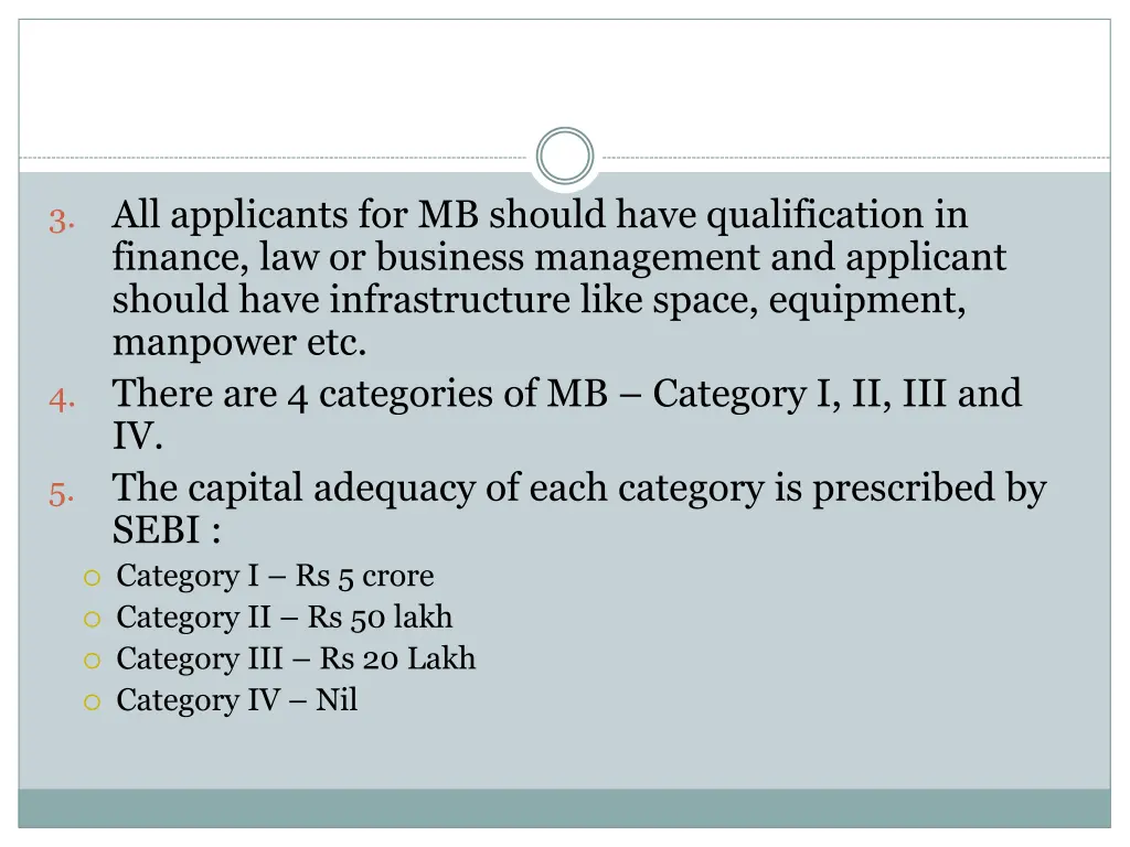 all applicants for mb should have qualification