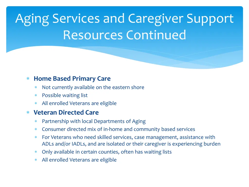 aging services and caregiver support resources 2