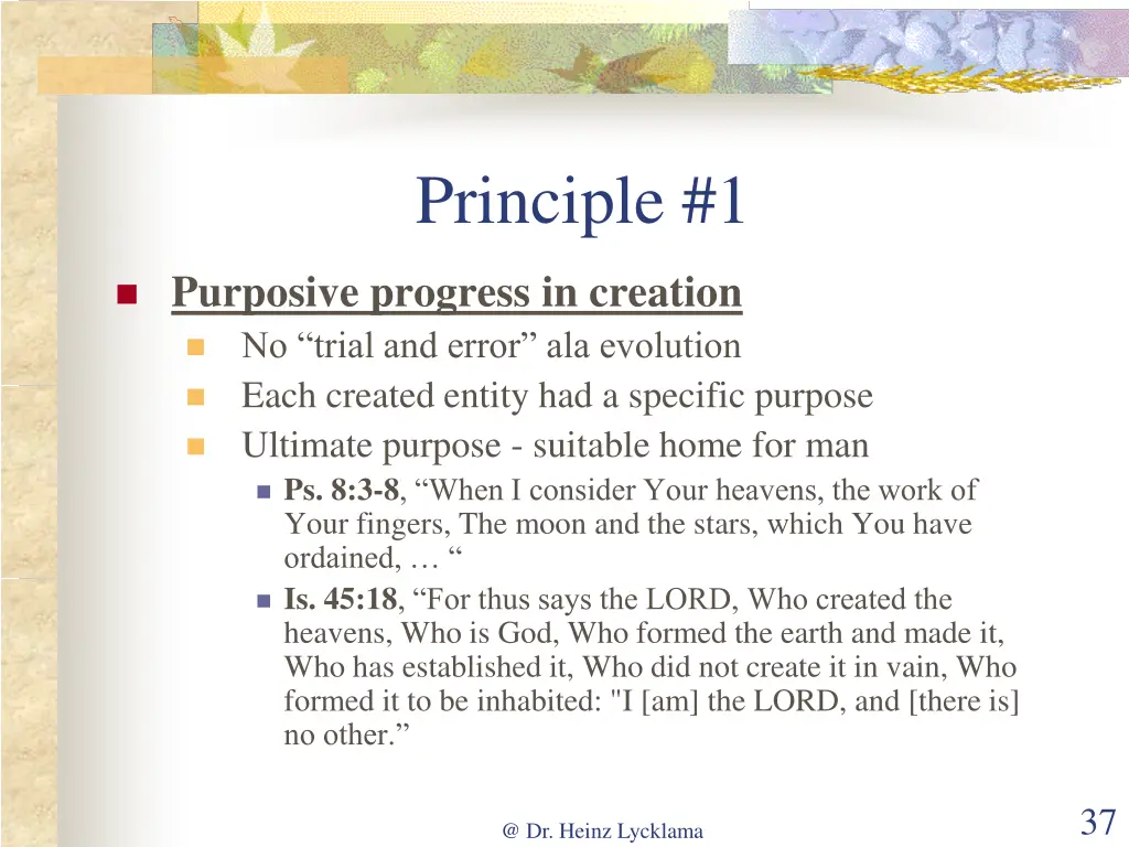 principle 1