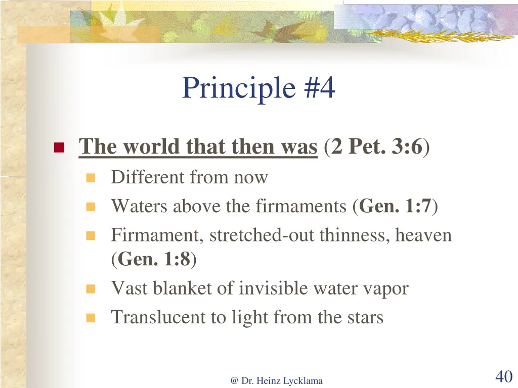 principle 4