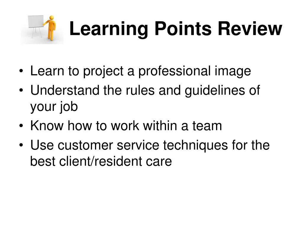 learning points review