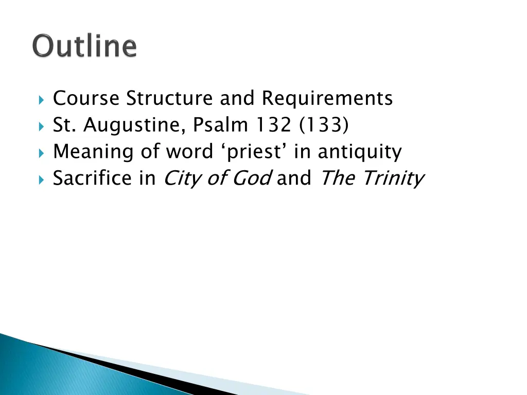 course structure and requirements st augustine