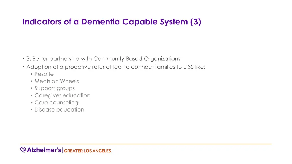 indicators of a dementia capable system 3