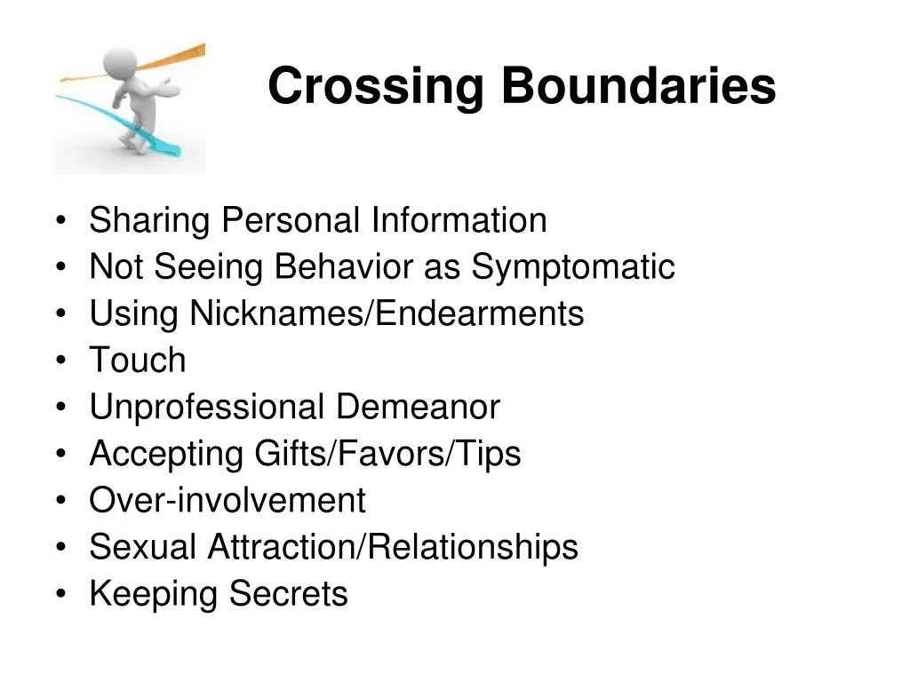 crossing boundaries