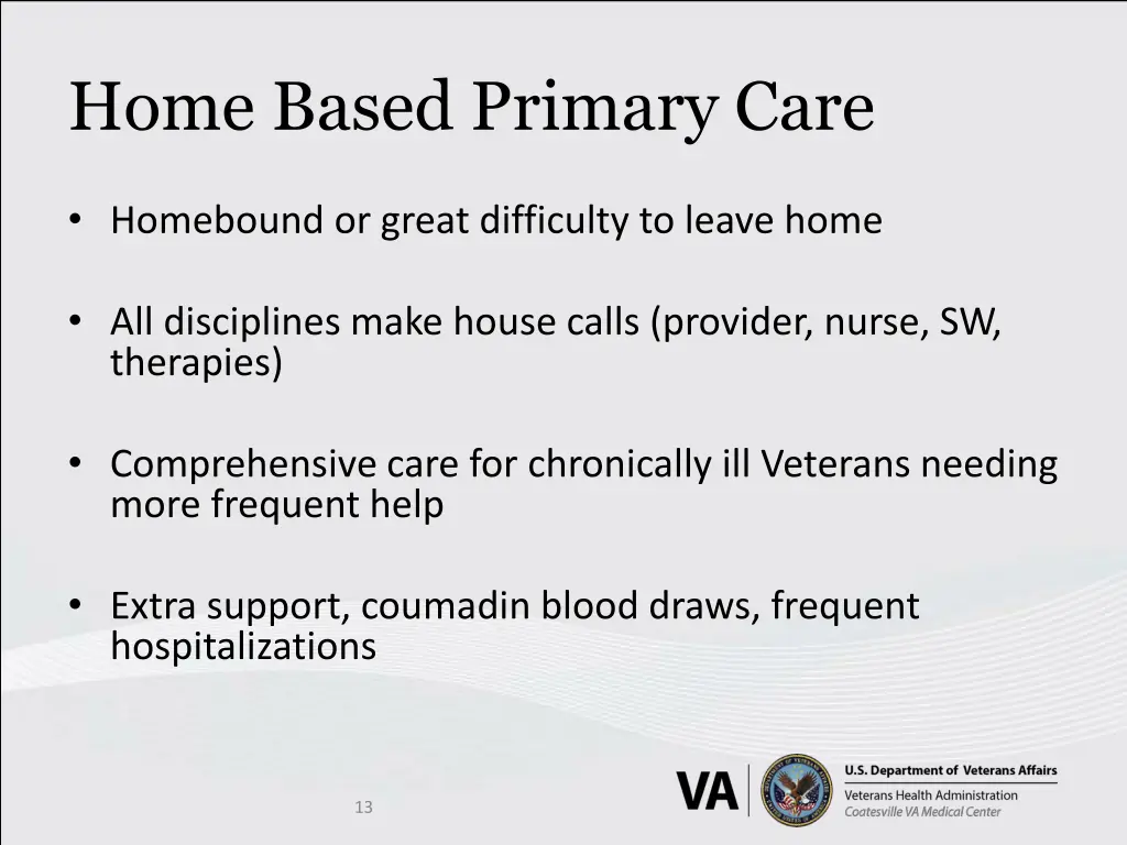 home based primary care