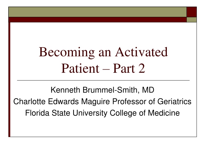 becoming an activated patient part 2