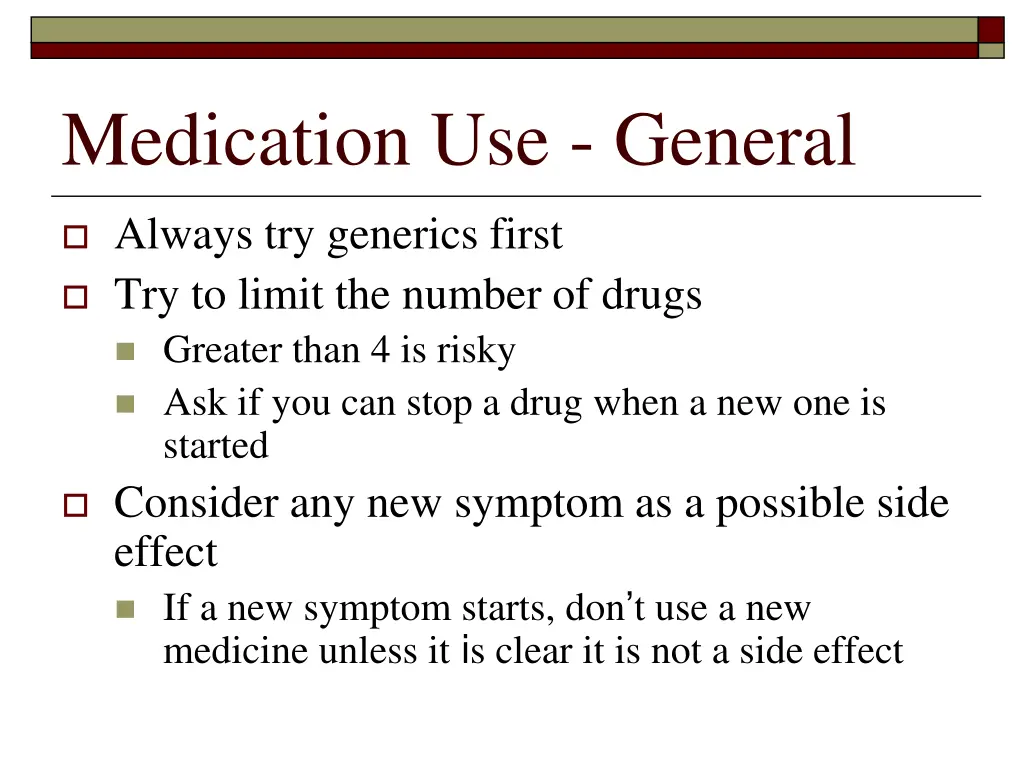 medication use general