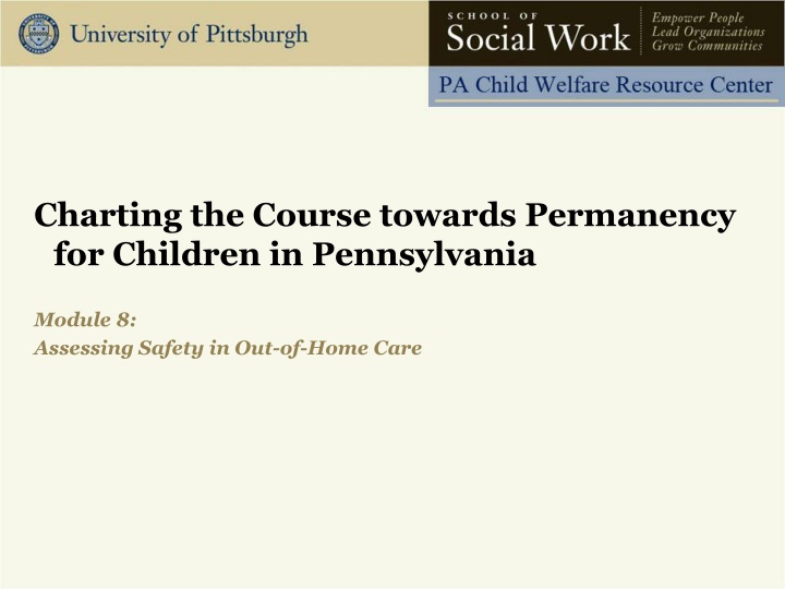 charting the course towards permanency