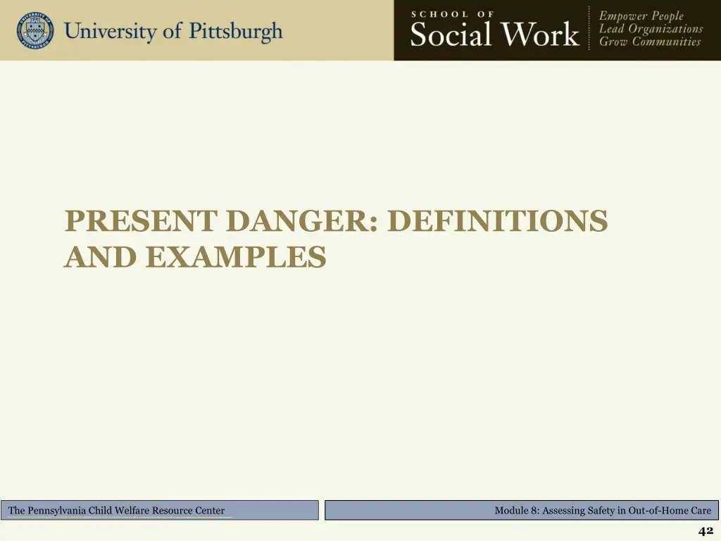 present danger definitions and examples