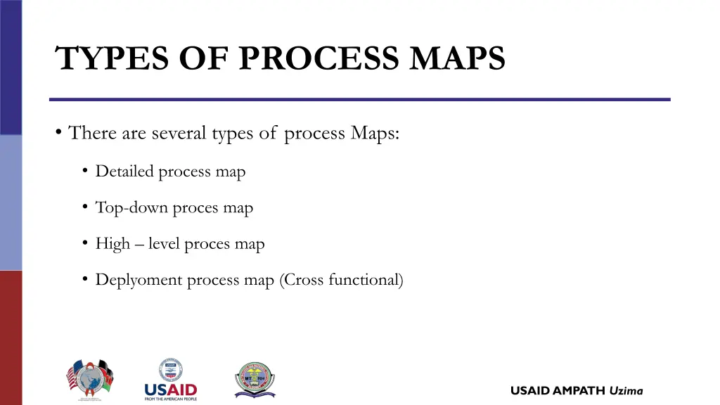 types of process maps