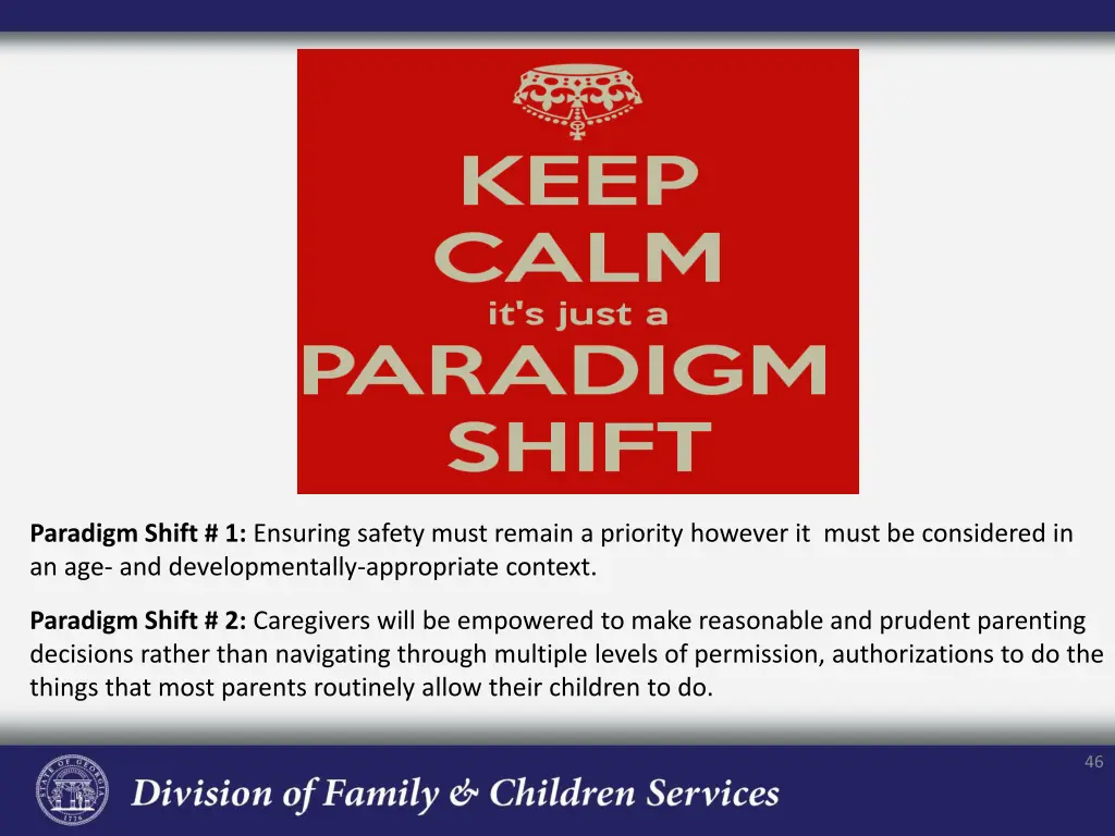 paradigm shift 1 ensuring safety must remain