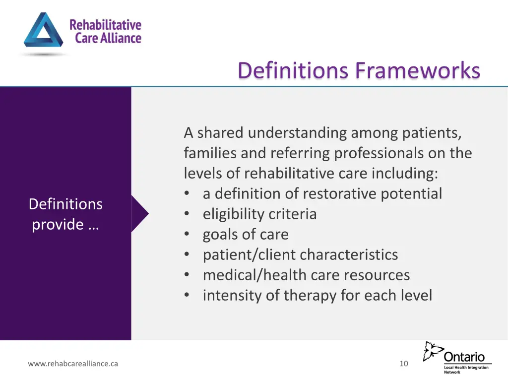 definitions frameworks