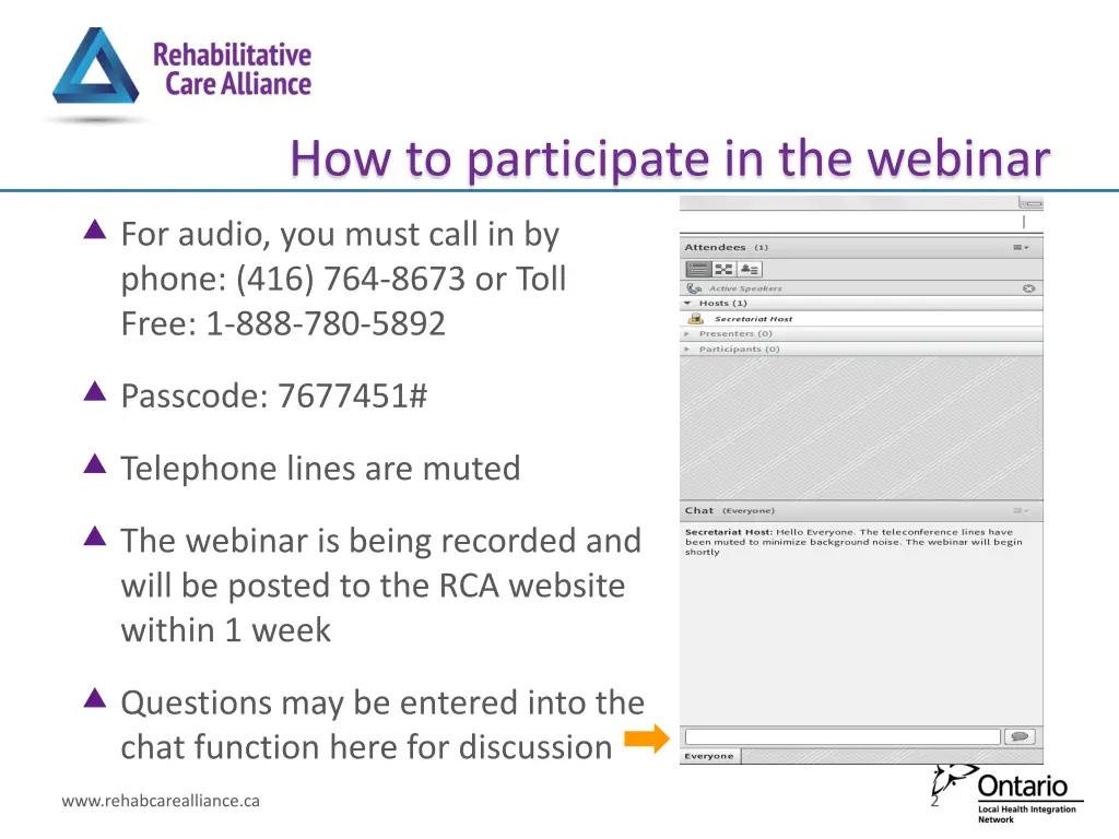 how to participate in the webinar