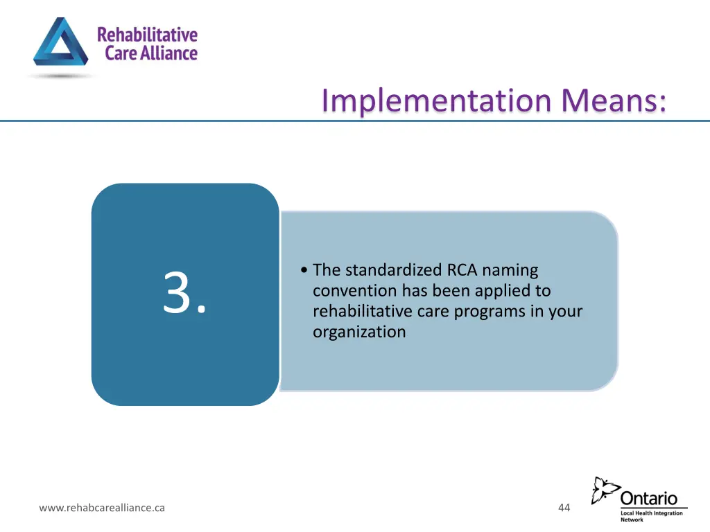 implementation means 1