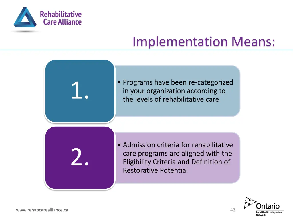 implementation means