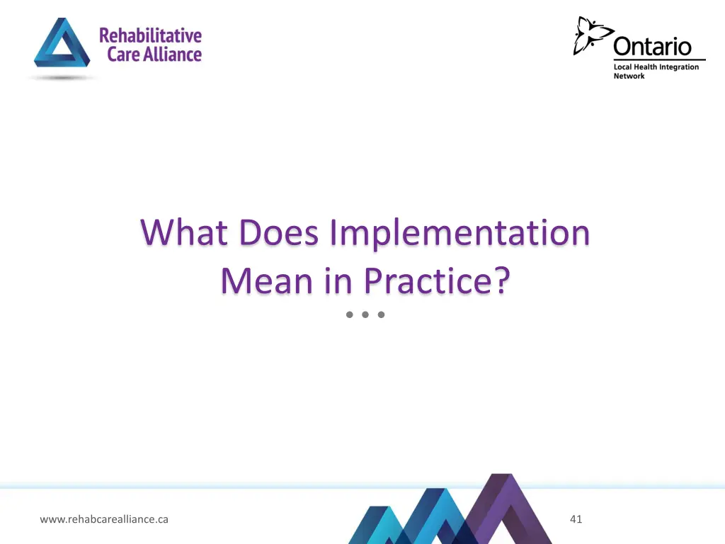 what does implementation mean in practice