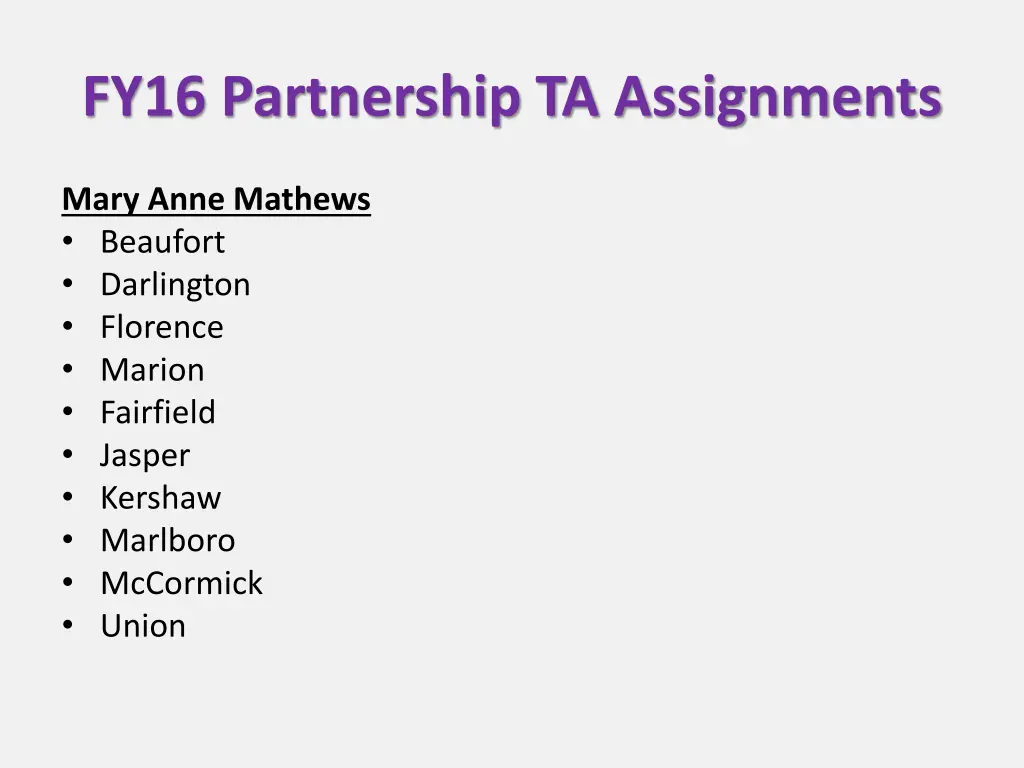 fy16 partnership ta assignments 1