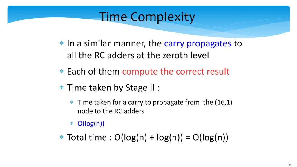 time complexity