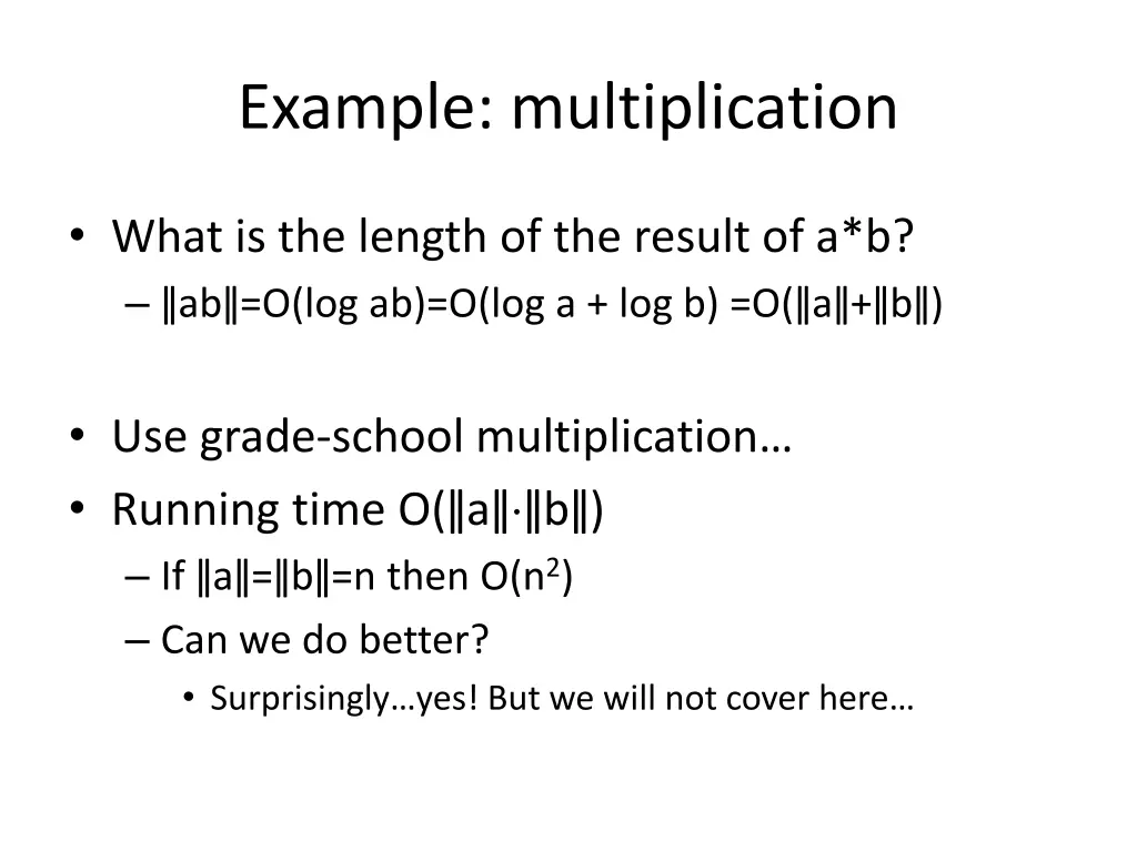 example multiplication