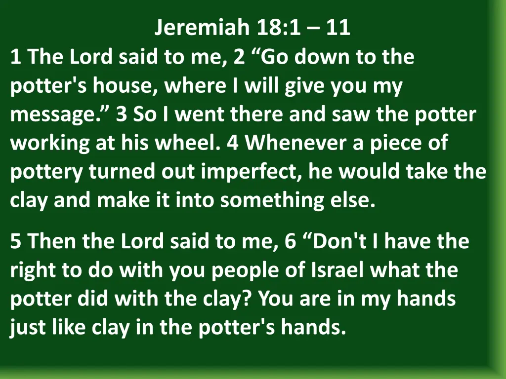 jeremiah 18 1 11