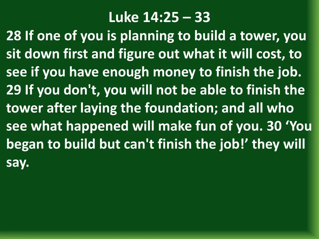 luke 14 25 33 1