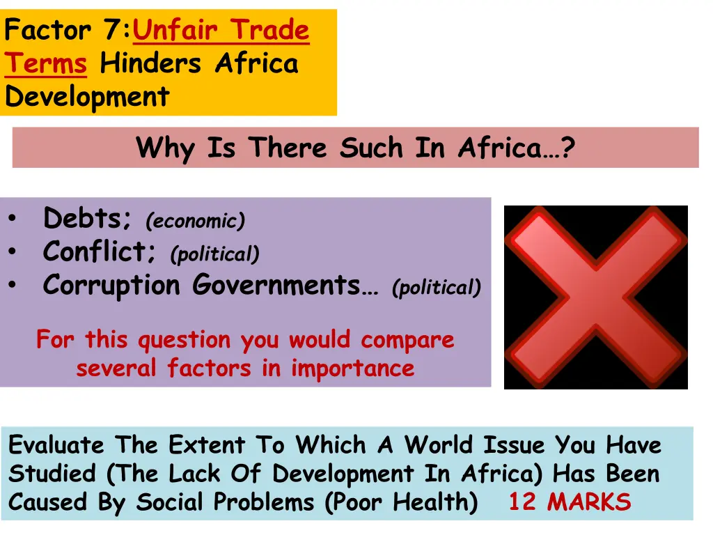 factor 7 unfair trade terms hinders africa 1