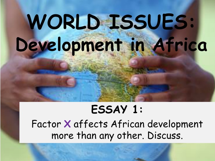 world issues development in africa