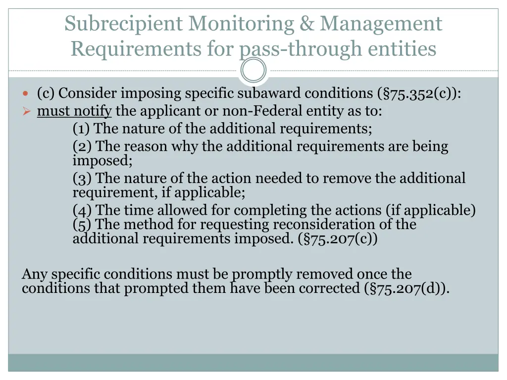 subrecipient monitoring management requirements 3