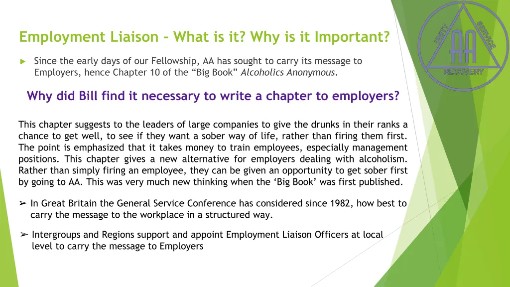 employment liaison what is it why is it important