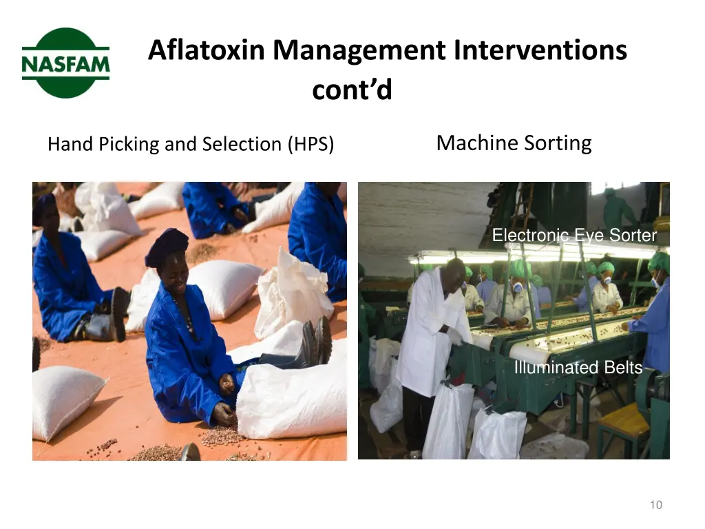 aflatoxin management interventions cont d