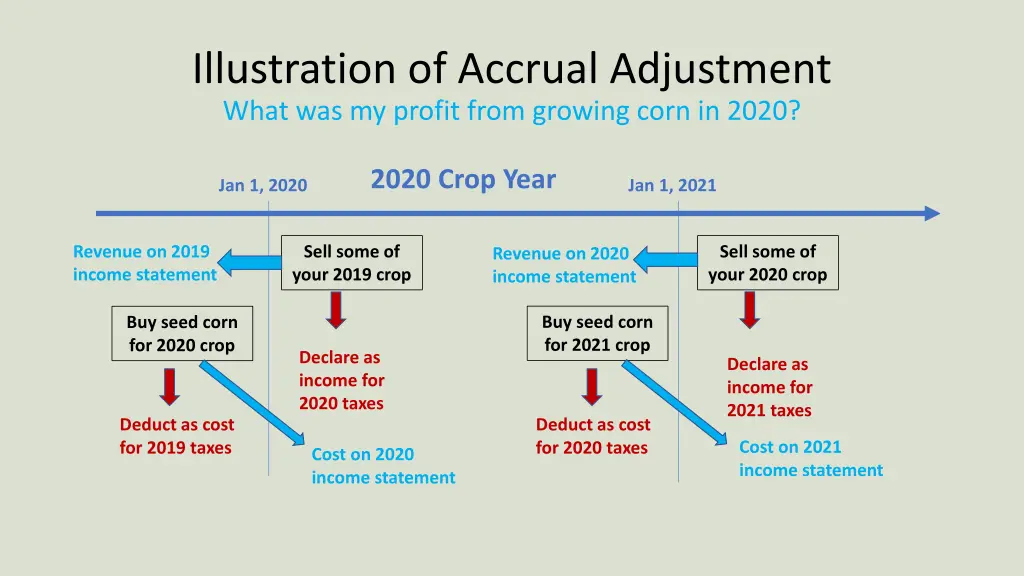 illustration of accrual adjustment what