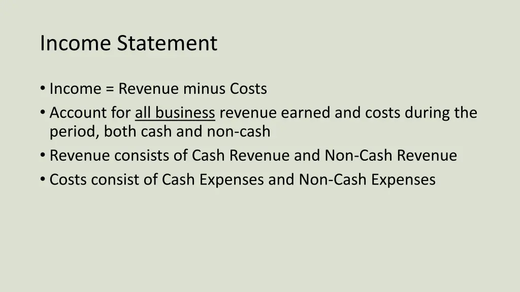 income statement 1